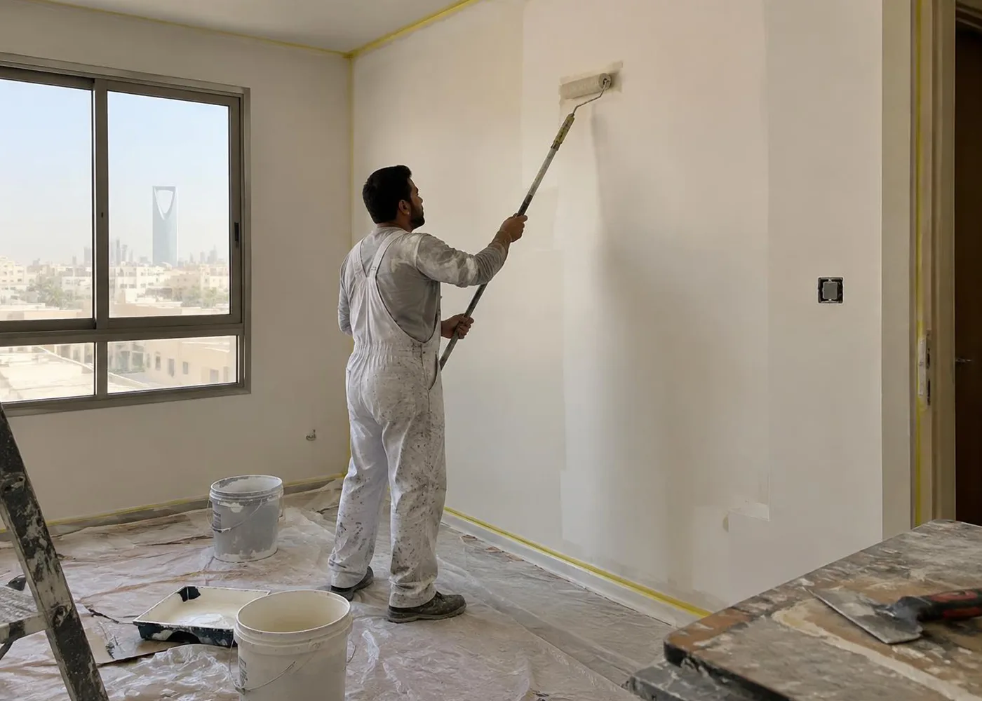 معلم دهانات داخلية وخارجية الرياض